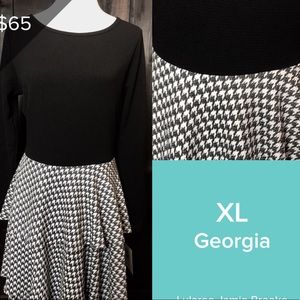 LuLaRoe Georgia XL Houndstooth 🦄🦄🦄